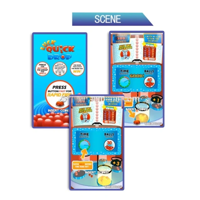 Threeplus Ticket Machine Game/fish Bowl Happy Game Machine/arcade Game Machine