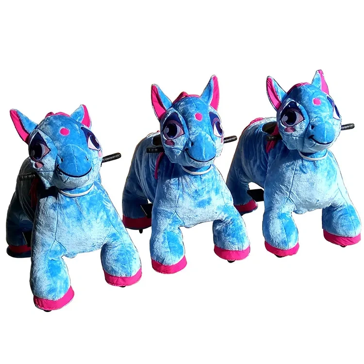 Factory Electric Car Kids Ride on Animal Toy Motorized Plush Riding Animals for Sale