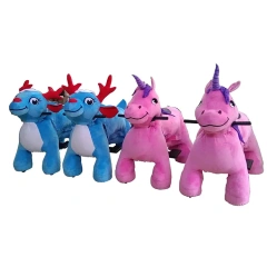 Amusement Electric Plush Animal Rides Battery Powered Animal Walking Ride in Mall