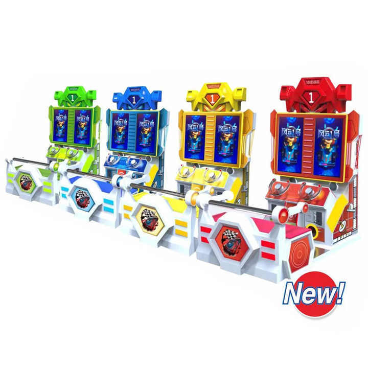 Coin Operated 3d Car Racing Two Player Arcade Game Machine Kiddie Ride Racing Game Machine Driving Simulation