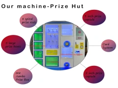 Shopping Mall Coin Operated Arcade Gift Redemption Toy Vending Prize Doll Gifts Game Machine
