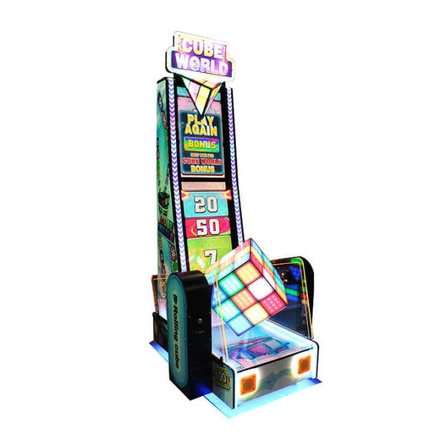Threeplus Coin Operated Cube World Ticket Redemption Arcade Games Machine for Sale