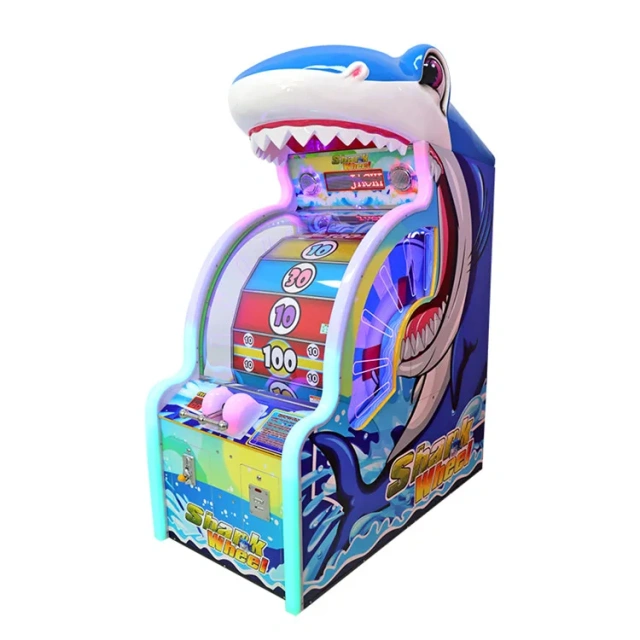 Threeplus Newest Runner Lucky Shark Wheel Arcade Ticket Prize Arcade Redemption Game Machine