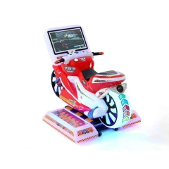 Indoor Coin Operated Racing Arcade Motorcycle Simulator Kids Arcade Racing Car Game Machine