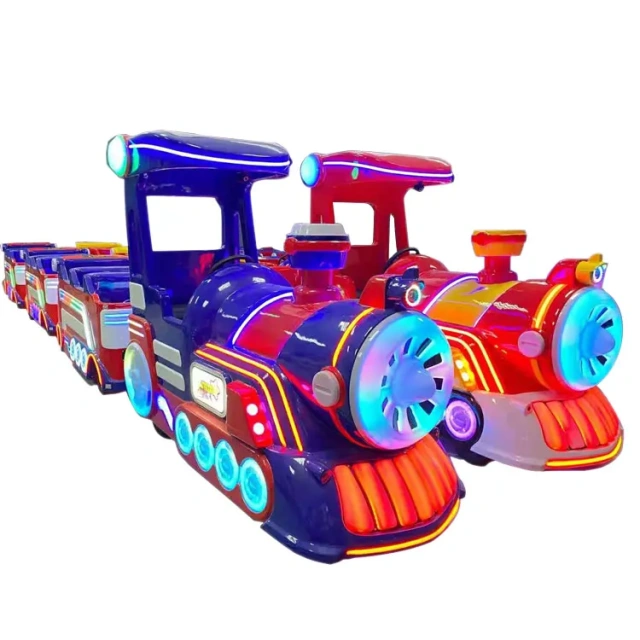 Indoor Mall Train Children Amusement Rides Trackless Electric Amusement Park Train Rides for Sale
