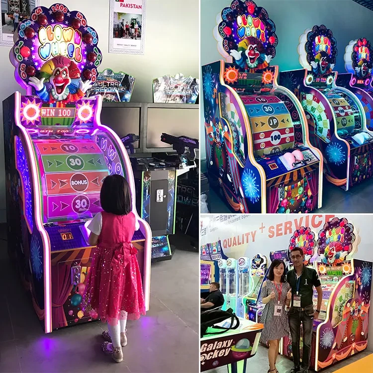 Threeplus UK Hotselling Coin Operated Amusement Lucky Turntable Coin Pusher Ticket Redemption 2 and 1 Game for Sale