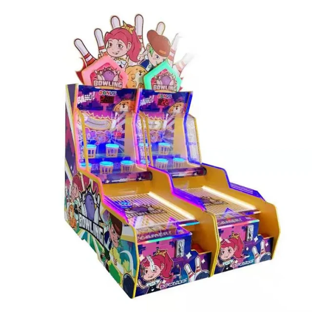 Fancy Bowling Coin Operated Indoor Amusement Arcade Redemption Bowling Shooting Game Machine