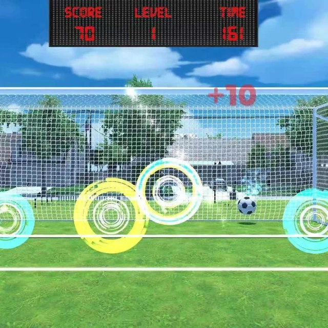 Indoor Interactive AR Soccer Game Simulator Virtual Football Simulator for Game Hall Bars Amusement Park Leisure Sport Center <5