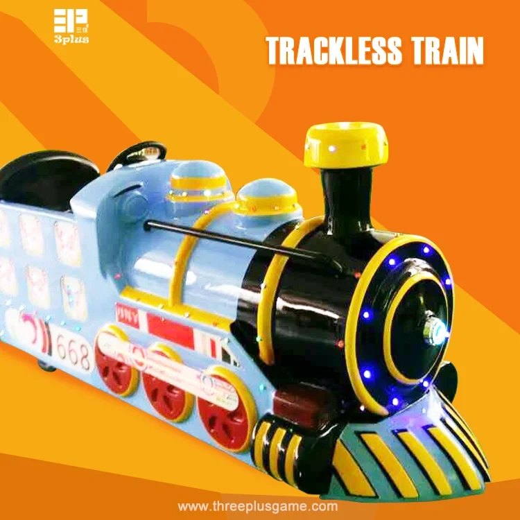 Threeplus Cheap thomas Train Kiddie Rides Amusement Rides Electric Trackless Train for Sale