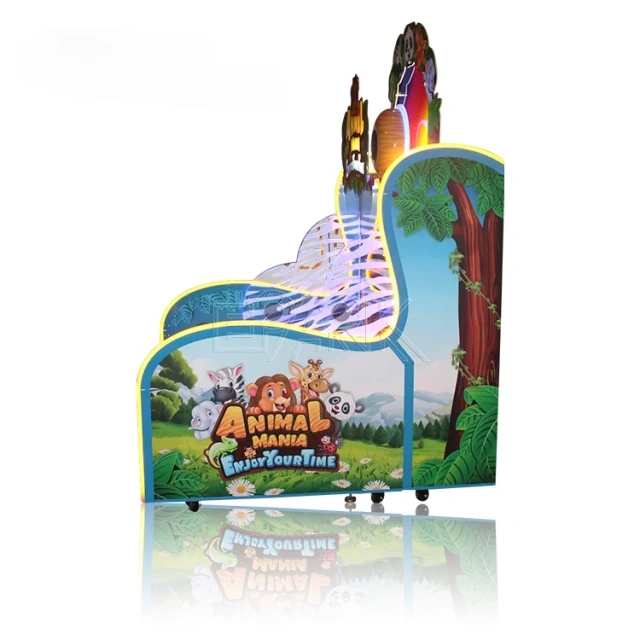 Coin Operated Hot Game Animal Mania Shooting Ball Video Game Ticket Redemption Lottery Game Machine