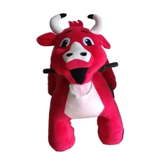Wholesale Plush Electric Animal Toy Ride on Bull Toys for Amusement Park