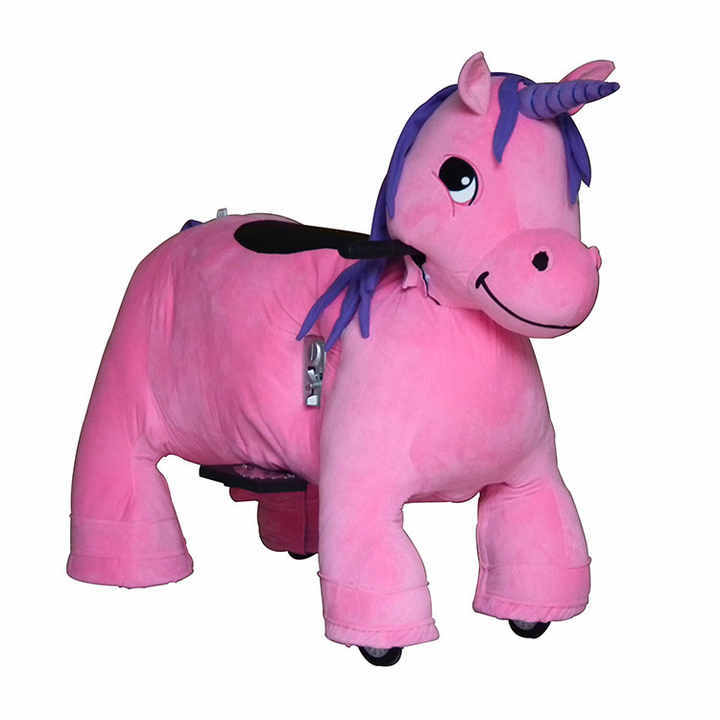Mechanical Horse Ride on Animal Toy Horse on Wheels for Kids
