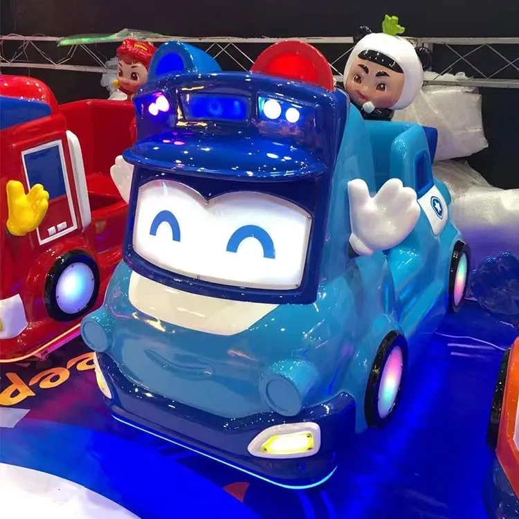Interactive School Bus Kiddie Ride for Shopping Mall