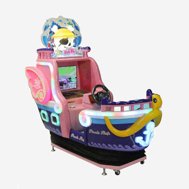 Coin Operated Simulated Racing Car Kiddie Rides Swing Machine Video Game Machine Amusement Arcade Machine for Mall