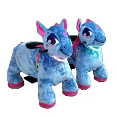 Factory Electric Car Kids Ride on Animal Toy Motorized Plush Riding Animals for Sale