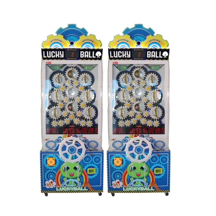 Threeplus High Profit Coin Operated Mechanic Ball Ticket Redemption Arcade Game Lucky Ball Kids Machine for Sale