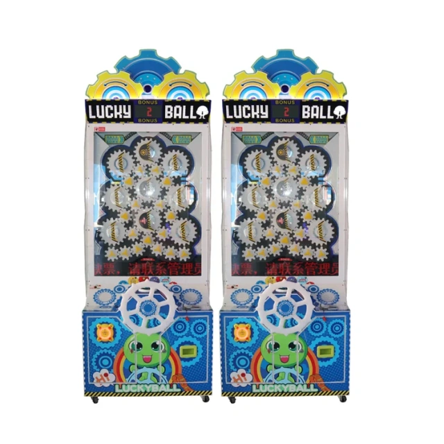 Threeplus High Profit Coin Operated Mechanic Ball Ticket Redemption Arcade Game Lucky Ball Kids Machine for Sale