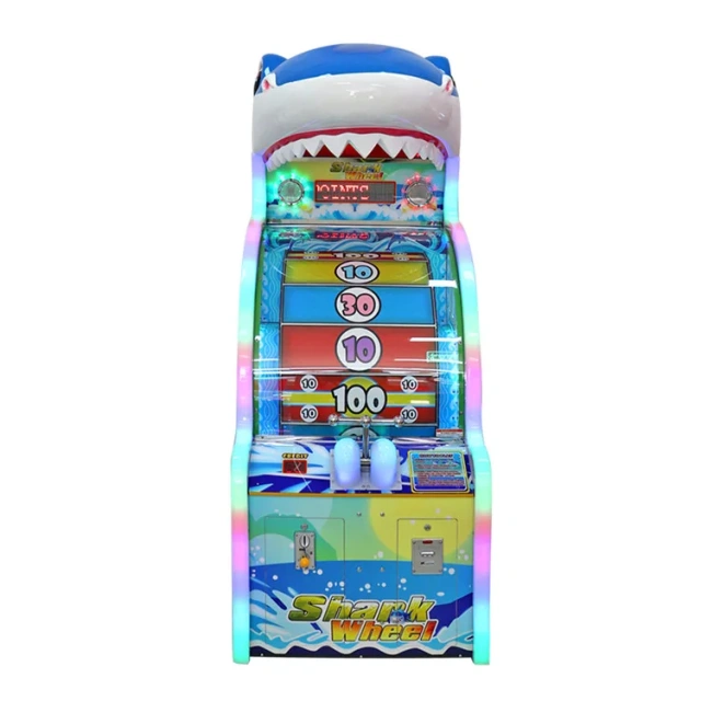 Threeplus Newest Runner Lucky Shark Wheel Arcade Ticket Prize Arcade Redemption Game Machine