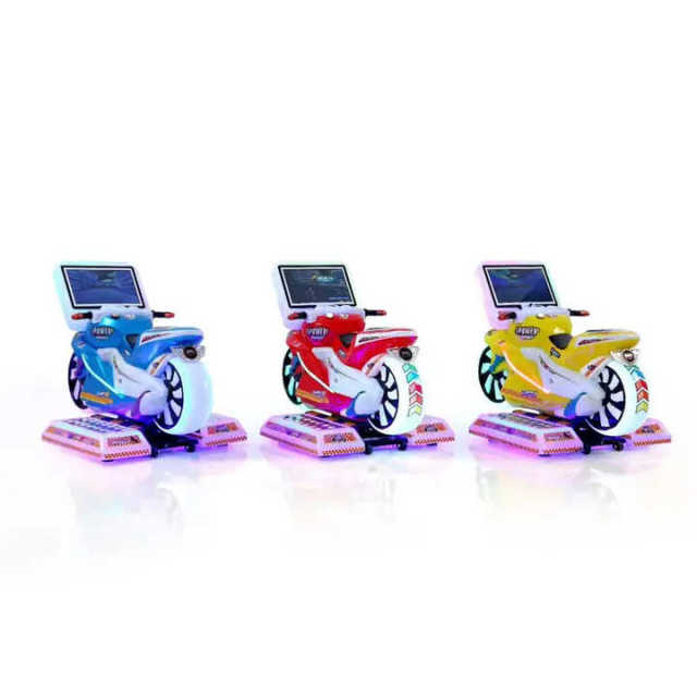 Indoor Coin Operated Racing Arcade Motorcycle Simulator Kids Arcade Racing Car Game Machine
