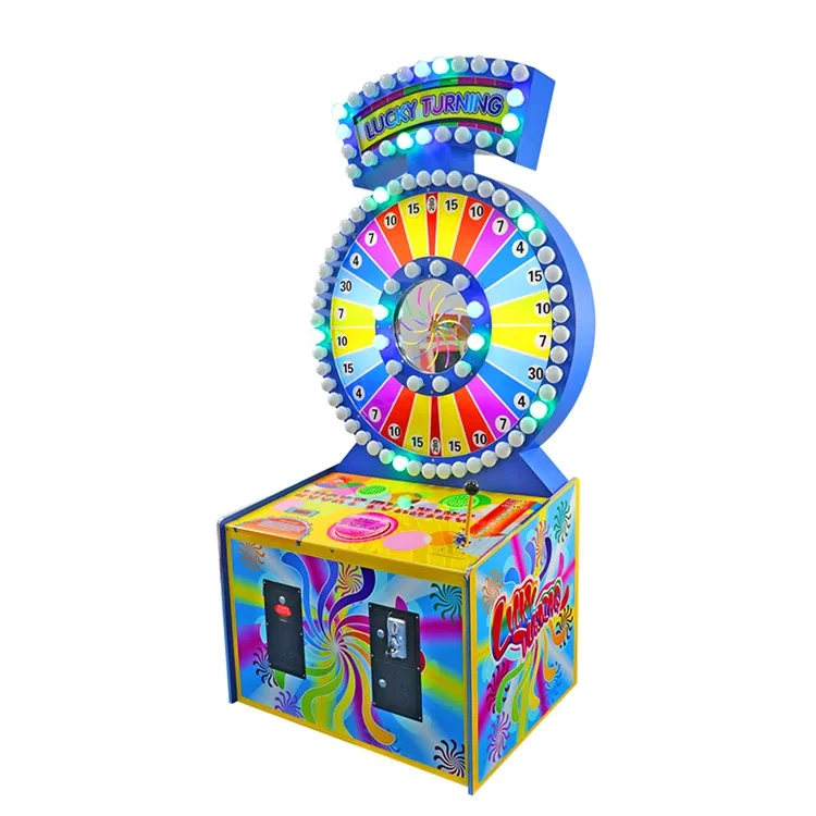 Threeplus Coin Operated Classic Game Machine Spin N Win Lottery Game Machine for Game Center