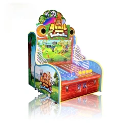 Coin Operated Hot Game Animal Mania Shooting Ball Video Game Ticket Redemption Lottery Game Machine