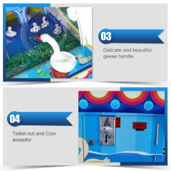 Children Amusement Park Duck Water Gun Machine Arcade Shooting Game Machine