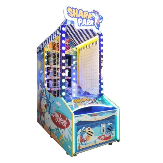Threeplus Ball Throw Buttito Arcade Game Machine With Skill Games Wooden Win Ticket Redemption