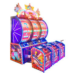 Fun Wheel-3P Arcade Redemption Game | 3-Player Skill Spinner with Progressive BONUS & Mini-Games