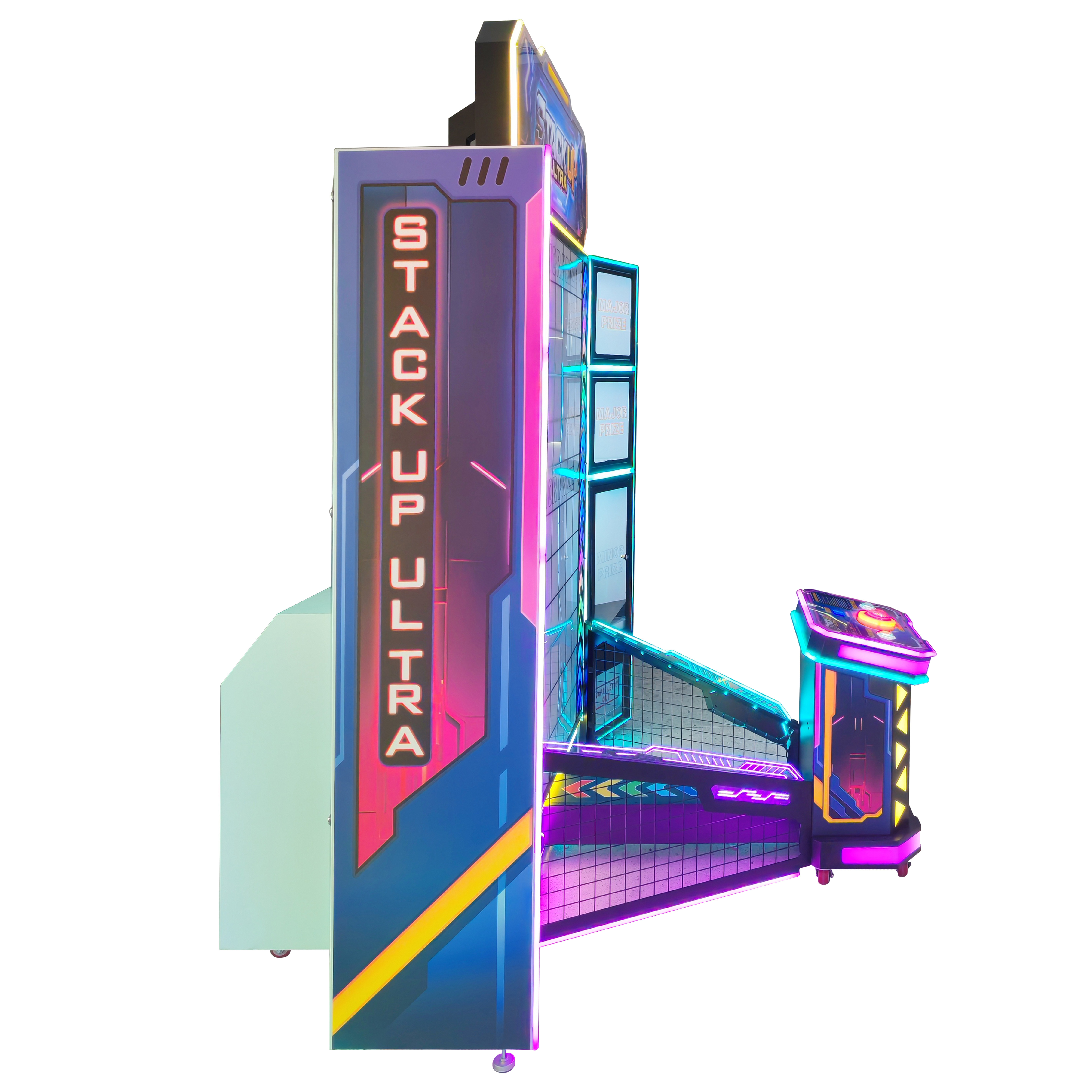 Stack Up-Ultra Gift+Ticket Redemption Game Machine Stacking Master Challenge: Win Big Prizes with Precision Timing