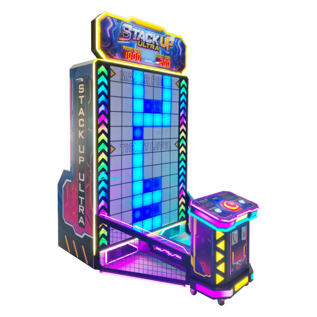Stack Up-Ultra-Ticket Arcade Redemption Game | Skill-Based Block Stacking with High-Stakes Risk/Reward