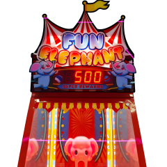 Fun Elephant Arcade Redemption Game | Automatic Moving Target Timing Challenge