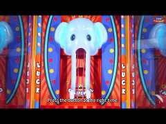 Fun Elephant Arcade Redemption Game | Automatic Moving Target Timing Challenge