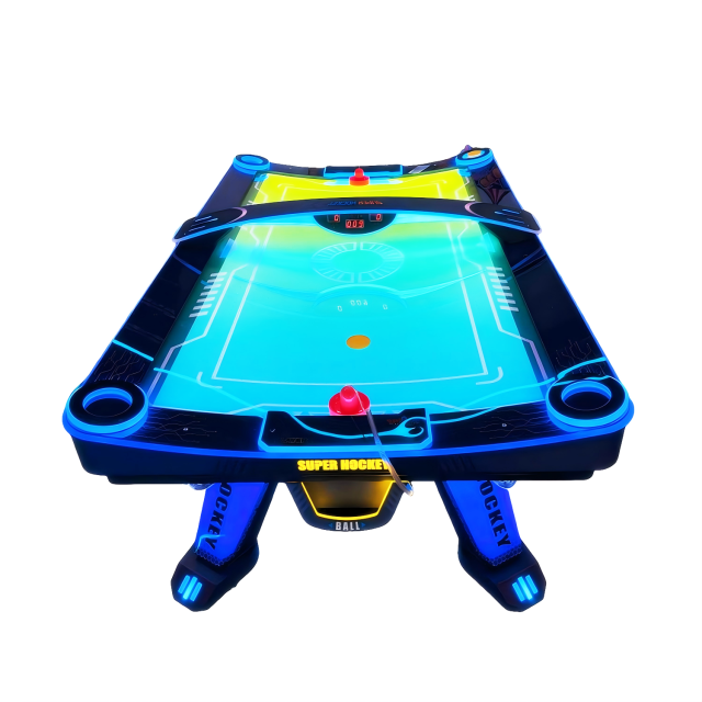 Curved Airhockey Arcade Redemption Game | Unique Curved Goal Design for Competitive 2-Player Play