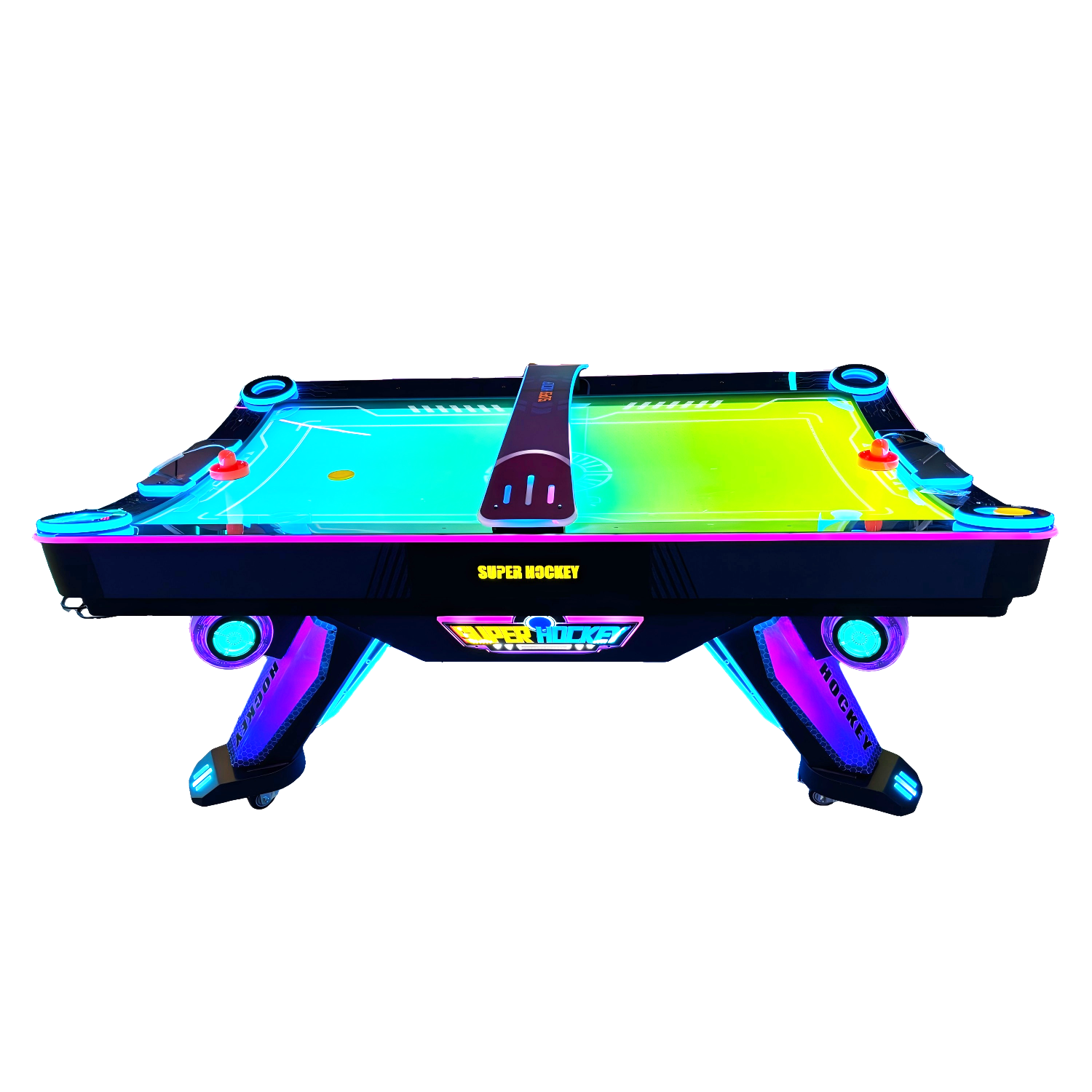 Curved Airhockey Arcade Redemption Game | Unique Curved Goal Design for Competitive 2-Player Play