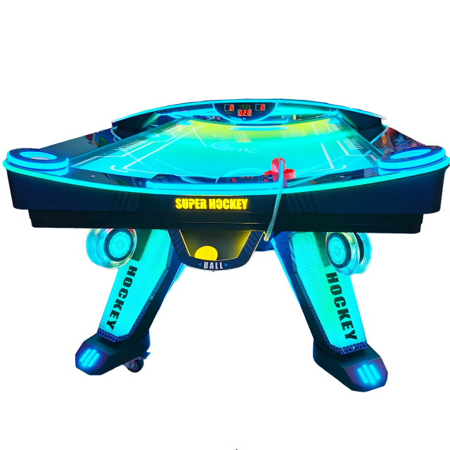 Curved Airhockey Arcade Redemption Game | Unique Curved Goal Design for Competitive 2-Player Play
