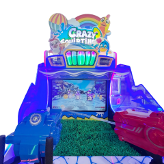 Crazy Water 3-2P Arcade Redemption Game | Dual-Player Water Cannon Shooter with Multi-Game Selection