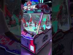 City Of Star Dual-Action Arcade Machine | Crane & Prize Pusher Combo Redemption Game