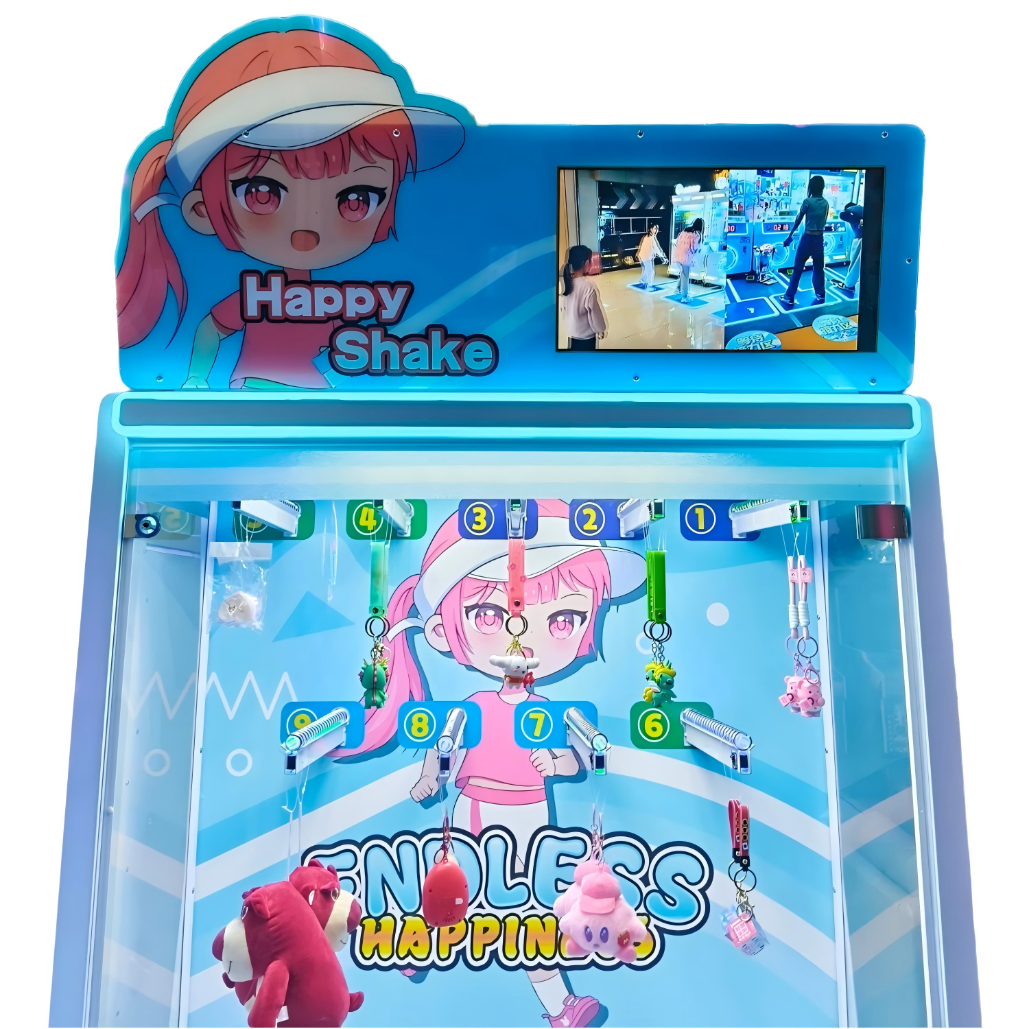 Happy Shake Arcade Prize Merchandiser | Score Accumulation Gift Redemption with Timed Reset