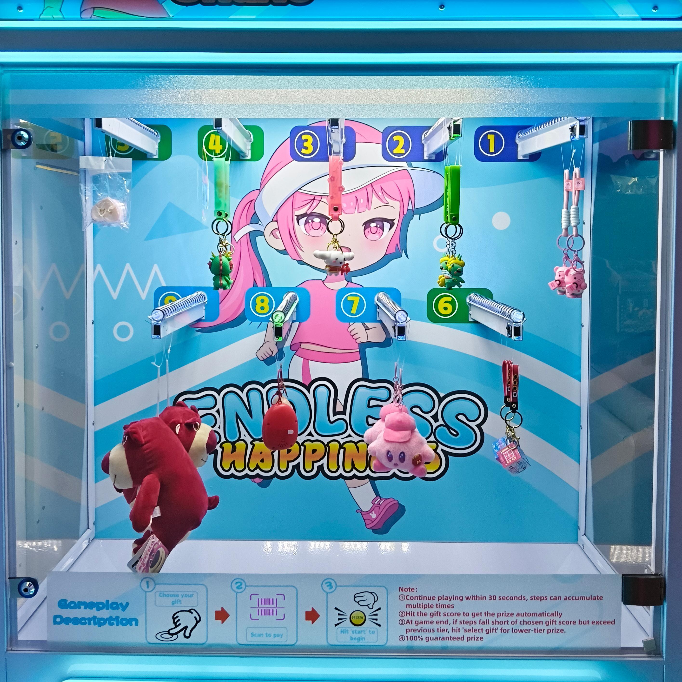 Happy Shake Arcade Prize Merchandiser | Score Accumulation Gift Redemption with Timed Reset