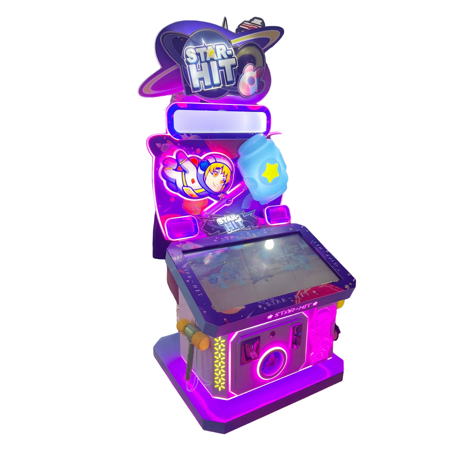 Star Hit Arcade Game | Multi-Game Hammer Striker with 10 Selectable Whack-A-Monster Modes