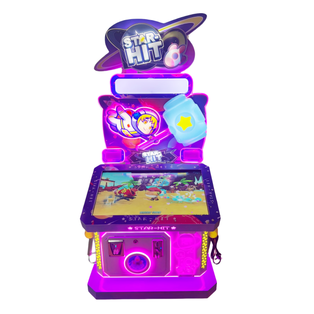 Star Hit Arcade Game | Multi-Game Hammer Striker with 10 Selectable Whack-A-Monster Modes