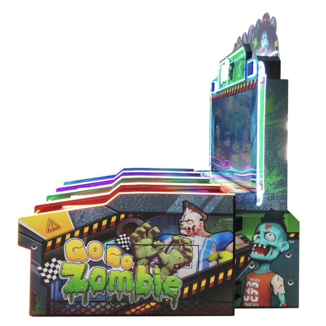 Go Go Zombie-4P Arcade Redemption Game | 4-Player Ball Toss with NOS Scoring Burst & Ticket Rewards