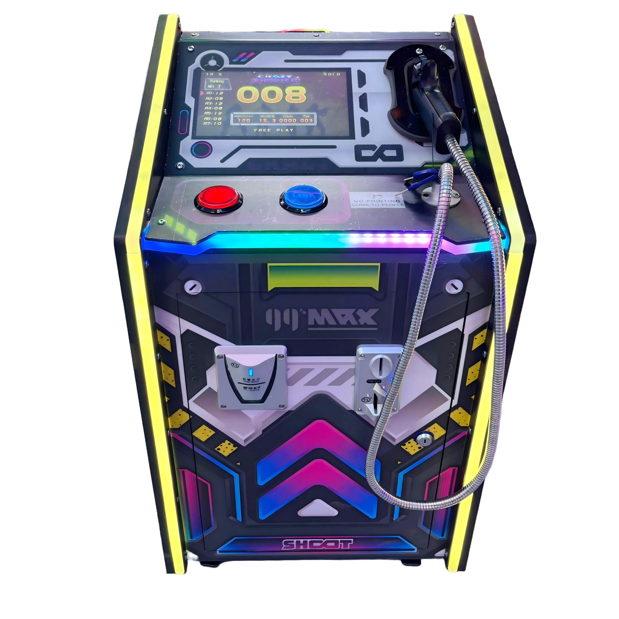 Crazy Shooter Arcade Shooting Game | Precision-Based Target Redemption with Multi-Level Scoring