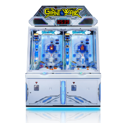 Giant Wave-2P Coin Pusher & Ball Launcher | Multi-Stage "Party Time" Bonus Redemption Game
