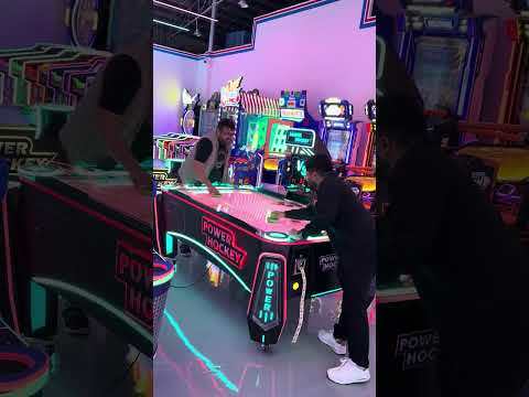 POWER HOCKEY LUXURY | Multi-Ball Arcade Redemption Game | High-Speed Ticket Air Hockey