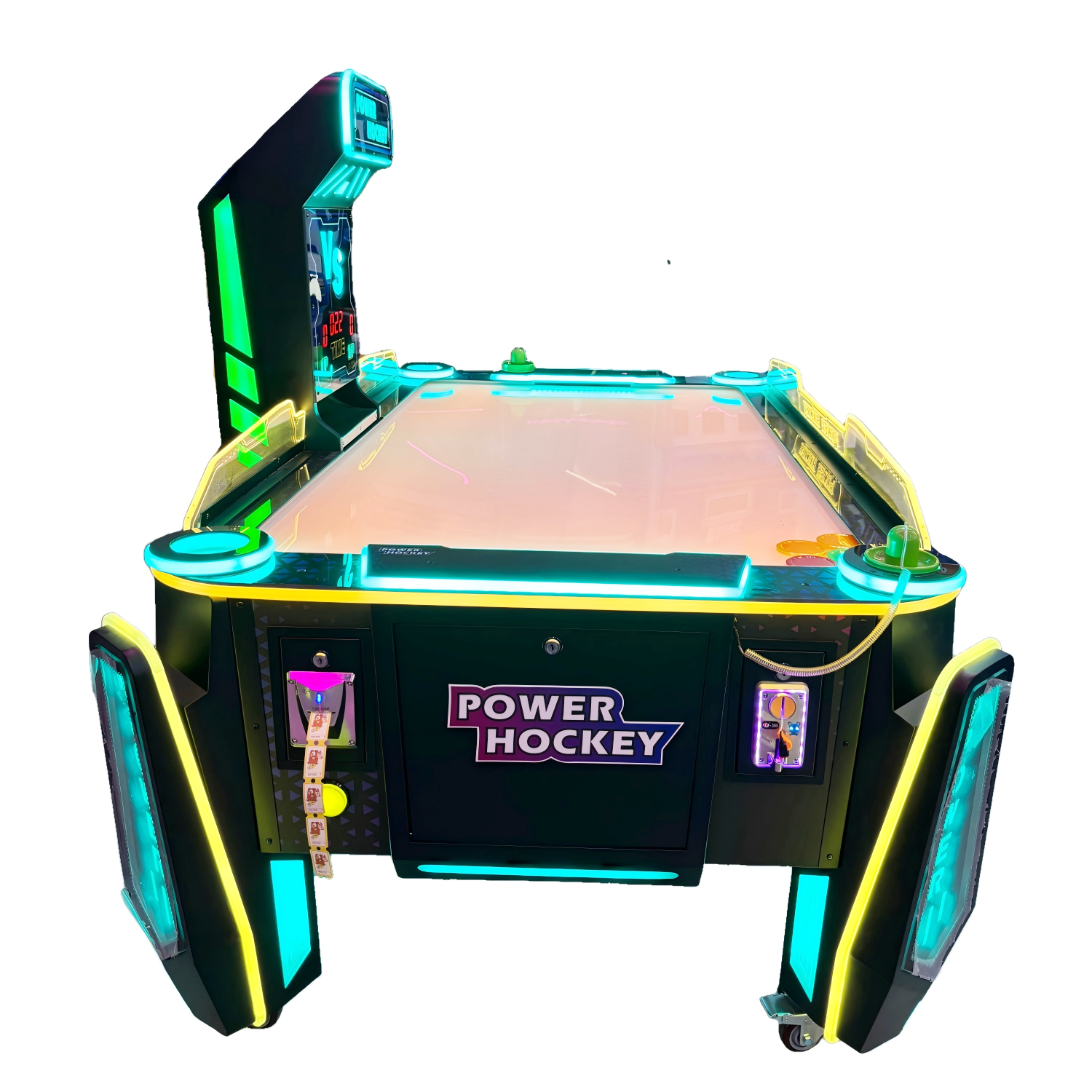 POWER HOCKEY LUXURY | Multi-Ball Arcade Redemption Game | High-Speed Ticket Air Hockey