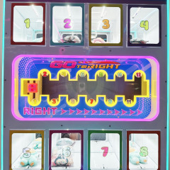 Go to Right Redemption Game Machine | Aim at the Number, Press the Button, Get the Prize. High-Revenue, Easy-to-Play Aiming Prize Machine.