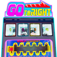 Go to Right Redemption Game Machine | Aim at the Number, Press the Button, Get the Prize. High-Revenue, Easy-to-Play Aiming Prize Machine.