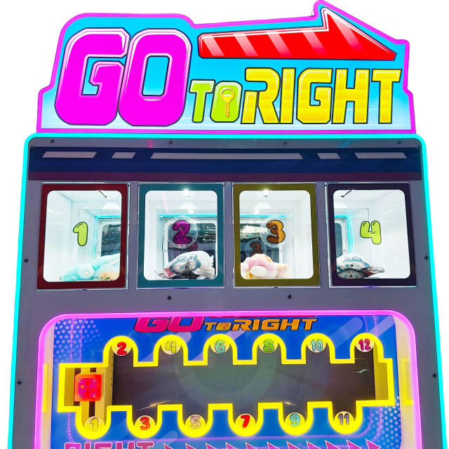 Go to Right Redemption Game Machine | Aim at the Number, Press the Button, Get the Prize. High-Revenue, Easy-to-Play Aiming Prize Machine.