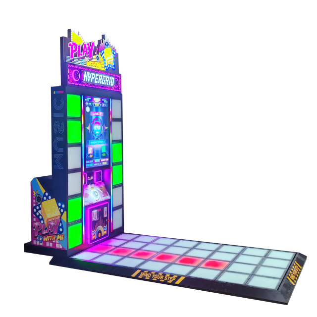 Hyper Grid Arcade Redemption Game | Photo-Aiming Challenge with Interactive Floor Grid